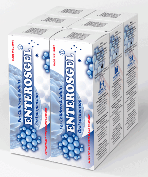 Enterosgel GI Health set 1.35 kg (SIX big tubes) 45 per each big 225gr tubes